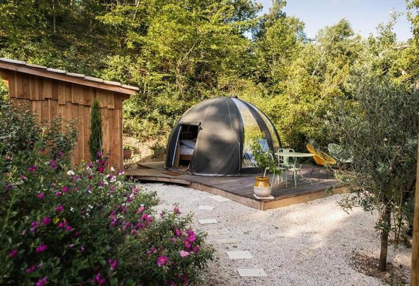 标准房带园景, Bulles D Olive Bulle Provence