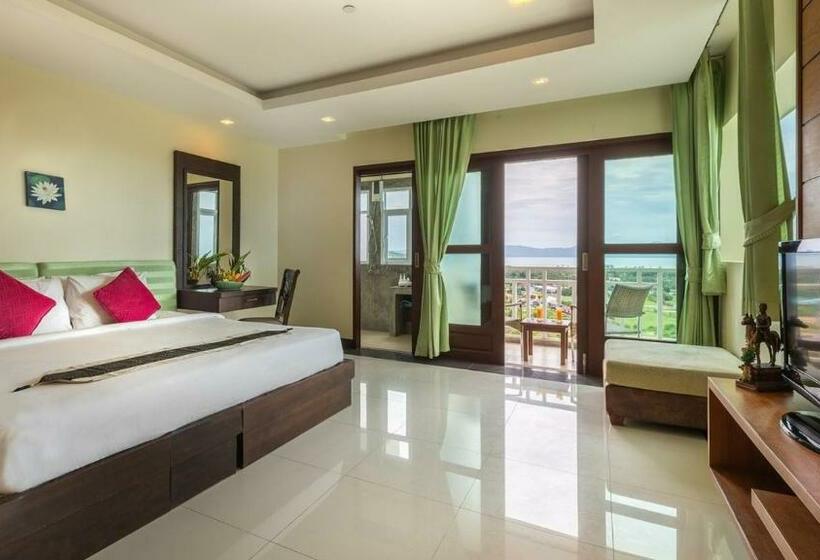 침실 1개 바다 전망 아파트, Koh Samui Tower