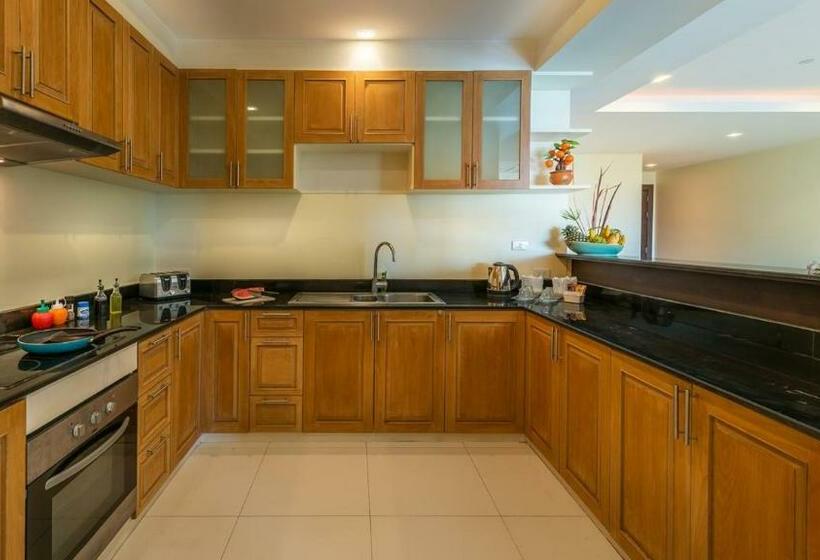 침실 1개 바다 전망 아파트, Koh Samui Tower