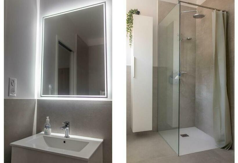 غرفة ديلوكس مطلّة علي البحر, Casa Lc Chambre1 Vue Mer Jacuzzi