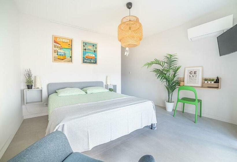 غرفة قياسية مطلّة علي البحر, Casa Lc Chambre2 Vue Mer Jacuzzi