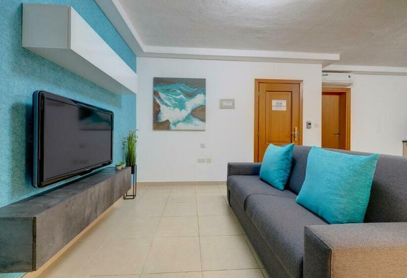 آپارتمان 1 خوابه با بالکن, Sliema Tigne Suites