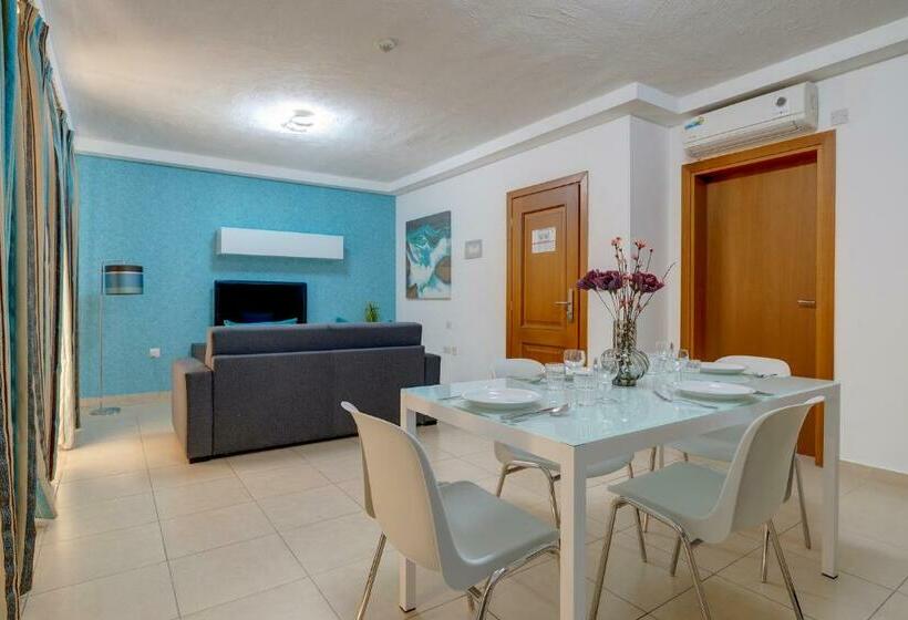 آپارتمان 1 خوابه با بالکن, Sliema Tigne Suites