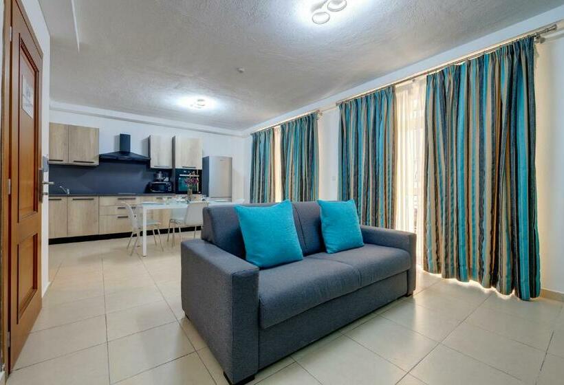آپارتمان 1 خوابه با بالکن, Sliema Tigne Suites
