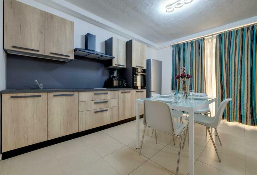 آپارتمان 1 خوابه با بالکن, Sliema Tigne Suites