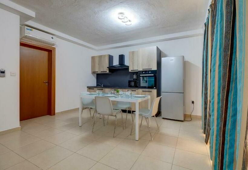 آپارتمان 1 خوابه با بالکن, Sliema Tigne Suites