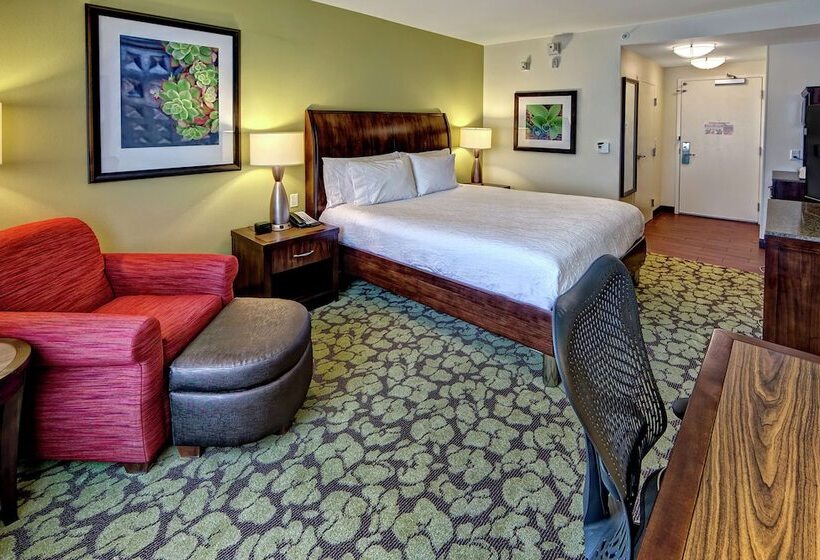 适合残疾人士使用的带超级大床的标准间, Hilton Garden Inn Memphis/wolfchase Galleria