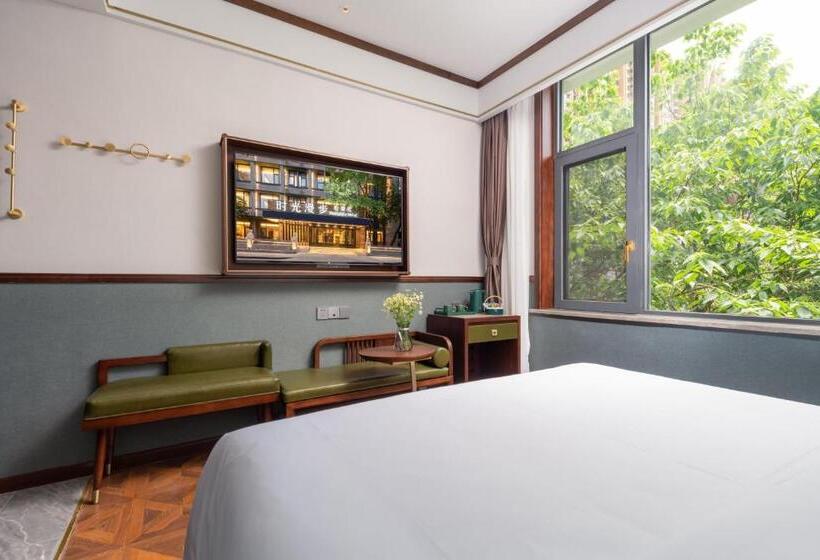 Chambre Supérieure, Time Traveller Boutique Hotel Near Chengdu Wide Narrow Lane, People S Park, Chengdu Panda Base, 10