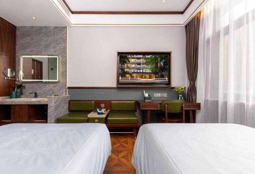 Chambre Supérieure, Time Traveller Boutique Hotel Near Chengdu Wide Narrow Lane, People S Park, Chengdu Panda Base, 10