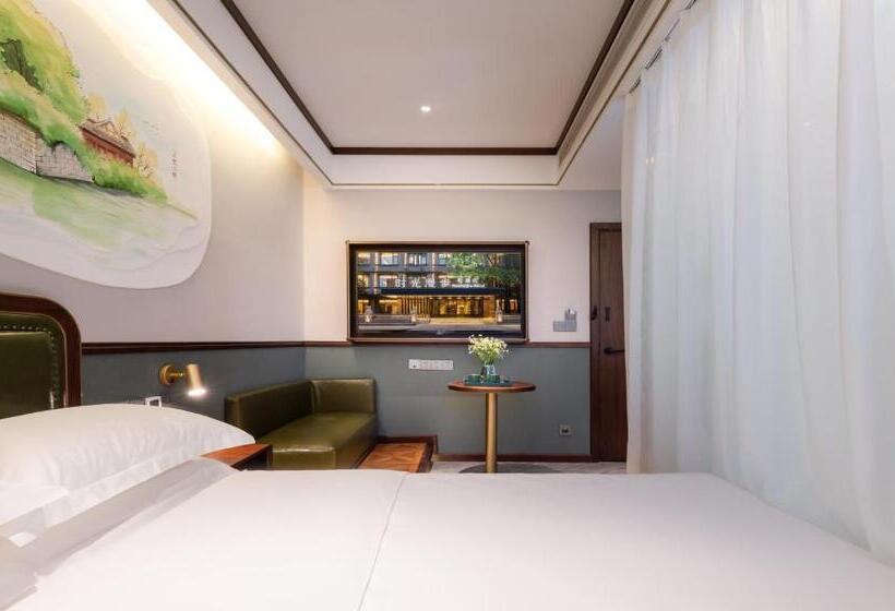 Chambre Standard, Time Traveller Boutique Hotel Near Chengdu Wide Narrow Lane, People S Park, Chengdu Panda Base, 10
