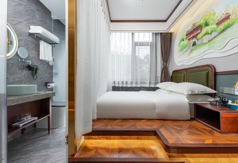 Chambre Standard, Time Traveller Boutique Hotel Near Chengdu Wide Narrow Lane, People S Park, Chengdu Panda Base, 10