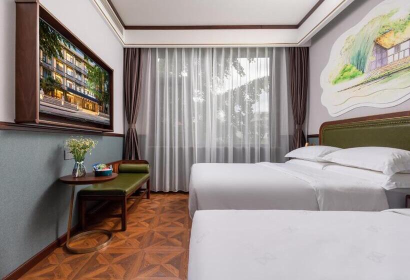 Chambre Familiale, Time Traveller Boutique Hotel Near Chengdu Wide Narrow Lane, People S Park, Chengdu Panda Base, 10