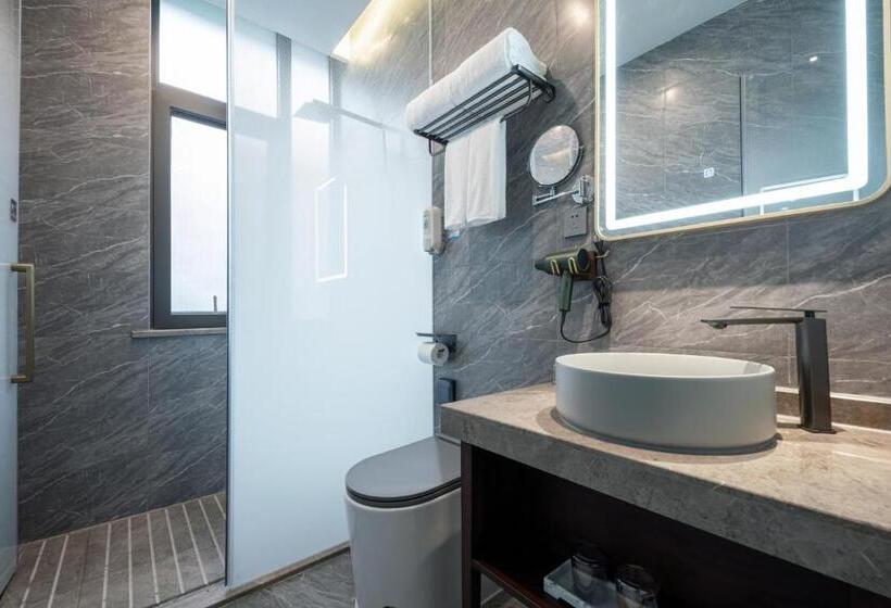 Chambre Familiale Supérieure, Time Traveller Boutique Hotel Near Chengdu Wide Narrow Lane, People S Park, Chengdu Panda Base, 10