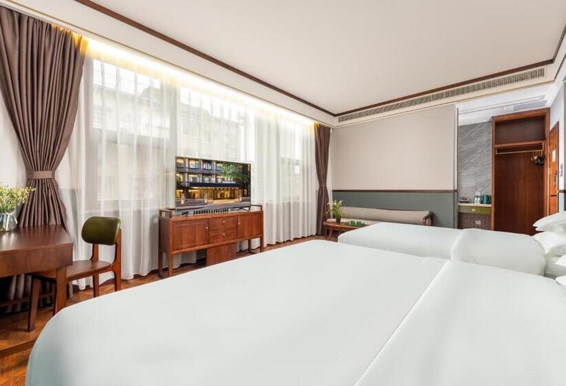 Chambre Familiale Supérieure, Time Traveller Boutique Hotel Near Chengdu Wide Narrow Lane, People S Park, Chengdu Panda Base, 10