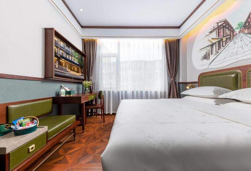 Chambre Deluxe, Time Traveller Boutique Hotel Near Chengdu Wide Narrow Lane, People S Park, Chengdu Panda Base, 10