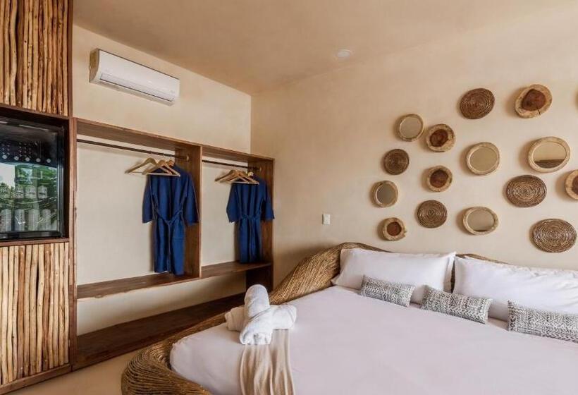 Suite with Terrace, Cervecería Tulum Boutique Hotel & Beer Spa All Inclusive