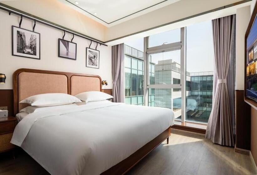 디럭스 룸, A Memory Hotel Hotel In The Garden, Beijing Daxing International Airport, Beijing Aerospace Museum