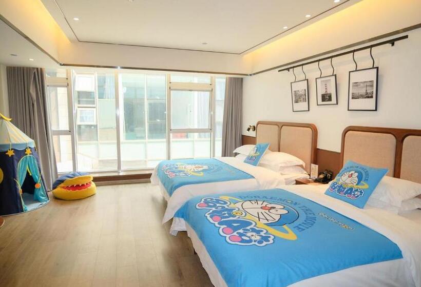 패밀리 룸, A Memory Hotel Hotel In The Garden, Beijing Daxing International Airport, Beijing Aerospace Museum