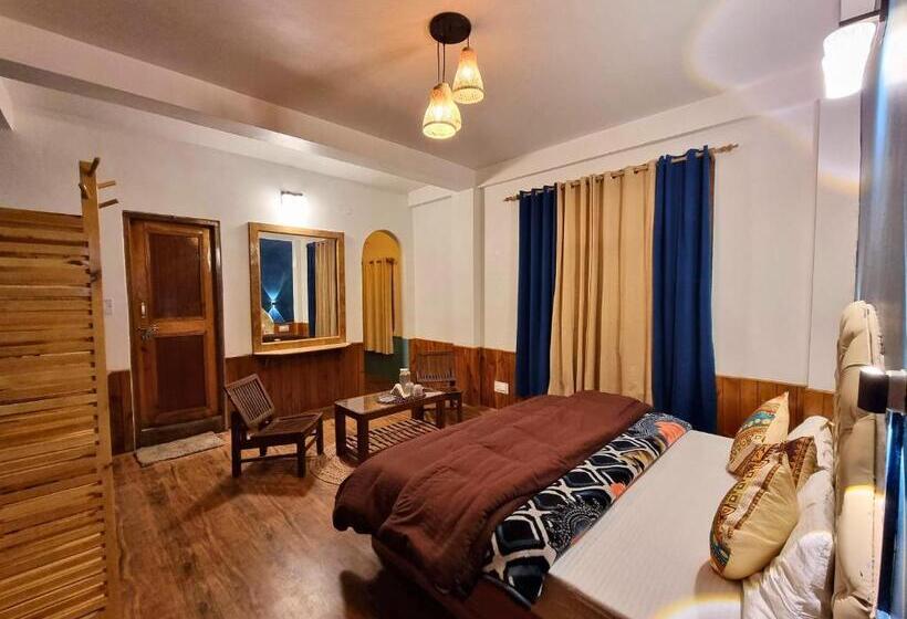 חדר דלוקס עם מרפסת, The Bunker Burwa Manali