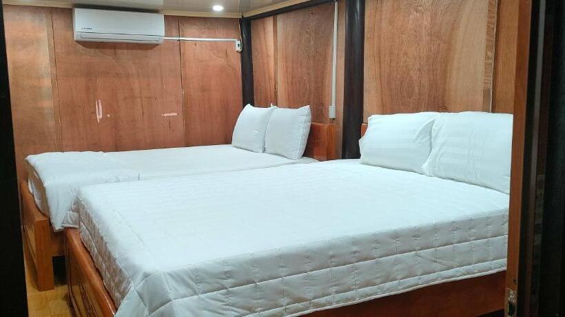 اتاق استاندارد چهارنفره با سرویس بهداشتی مشترک, Bee Lucky Homestay Cat Ba Island