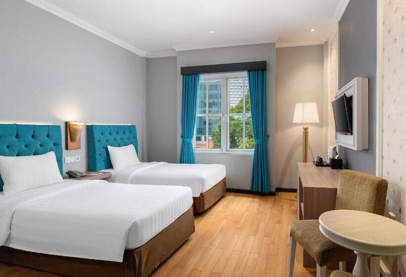 デラックスルーム, Luminor Hotel Palembang By Wh