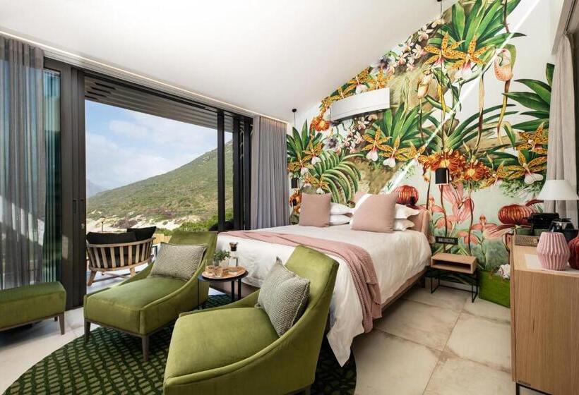 غرفة ديلوكس مطلّة علي البحر مزوَّدة بشُرفة, Vyn Guest House Hout Bay