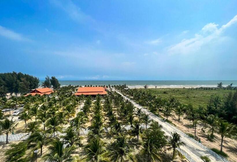 اتاق لوکس با بالکن و چشمانداز دریا, Hodota Cam Binh Resort & Spa Lagi Beach