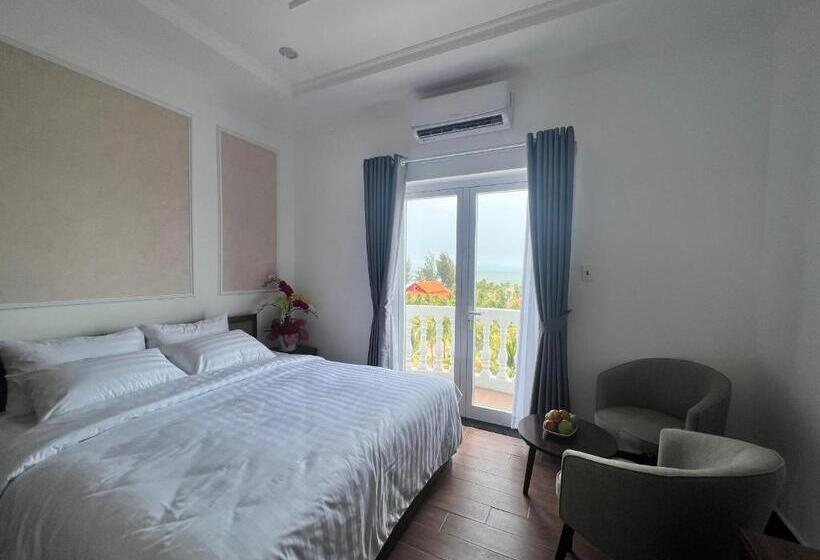 اتاق لوکس با بالکن و چشمانداز دریا, Hodota Cam Binh Resort & Spa Lagi Beach