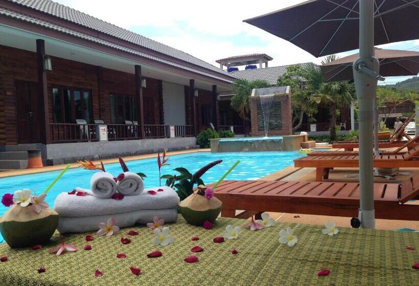 带泳池观景的豪华房, Khum Laanta Resort   Sha Extra Plus