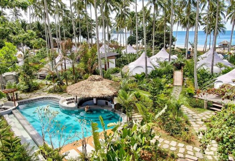 اتاق لوکس با چشمانداز دریا, Nacpan Beach Glamping Managed By H Hospitality Group