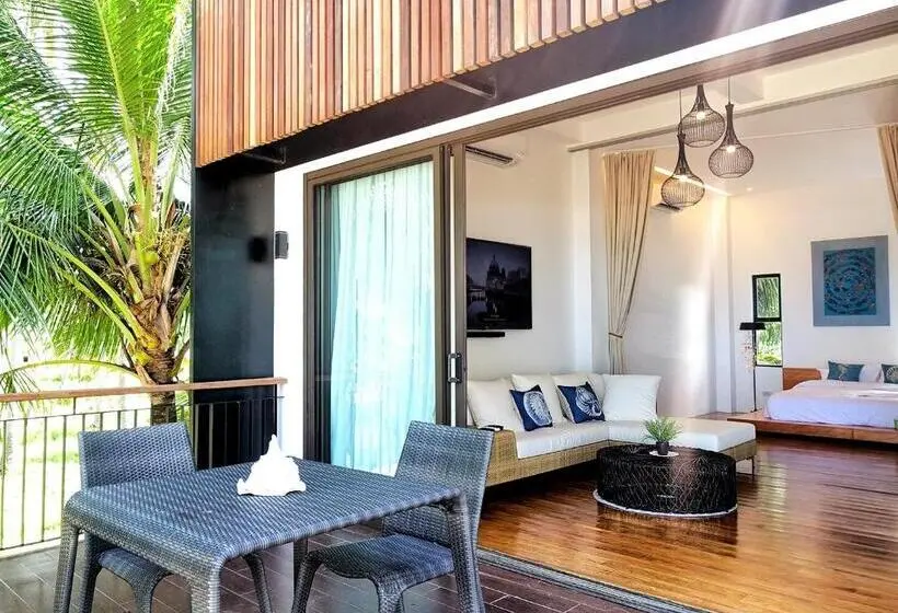デラックスビラの１ベッドルーム, Nacpan Beach Glamping Managed By H Hospitality Group