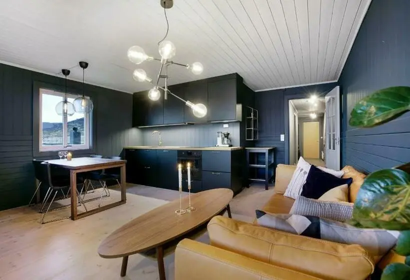 Huoneisto 1 Makuuhuone Merinäkymä, Buvik Sea Lodge Apartments