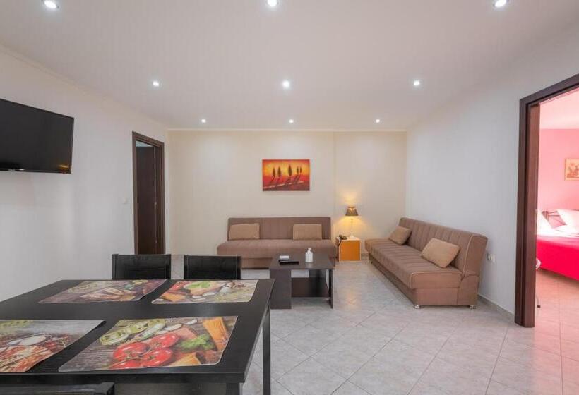 带2个卧室的公寓, Crystal Blue Hotel, Barbati