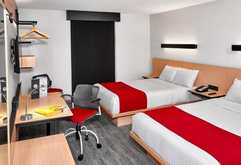 חדר סטנדרט שתי מיטות זוגיות, City Express By Marriott Guadalajara Aeropuerto