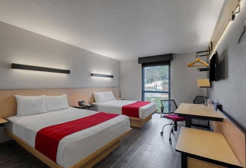 带2个双人床的标准工作室, City Express By Marriott Guadalajara Aeropuerto