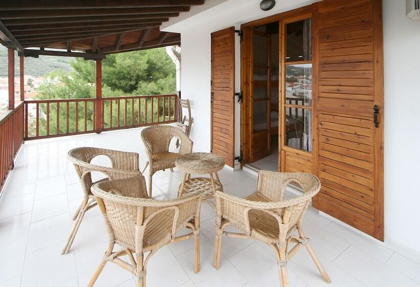 침실 1개 바다 전망 아파트, Eliza Skiathos