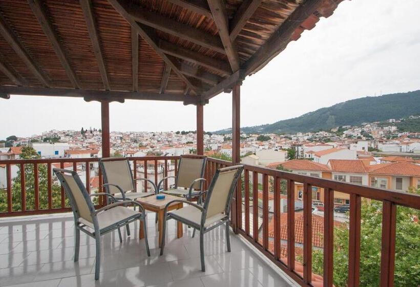 침실 1개 바다 전망 아파트, Eliza Skiathos