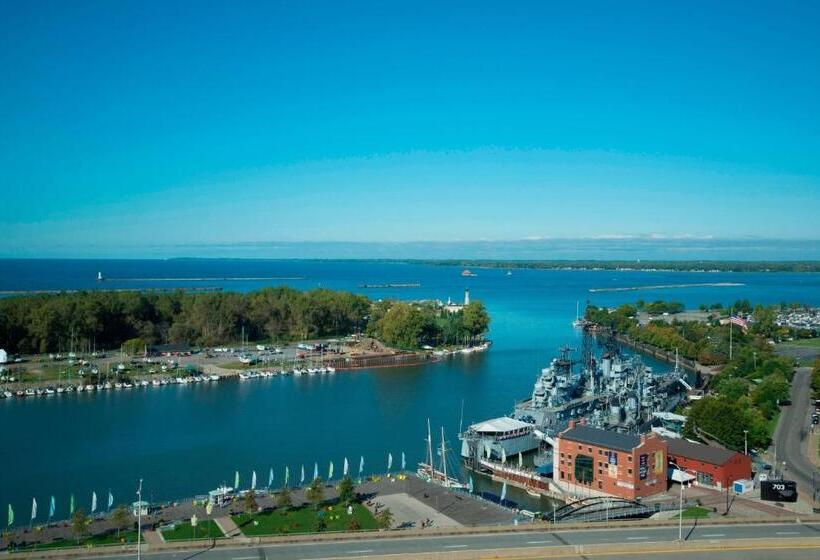 标准间带湖景, Buffalo Marriott At Lecom Harborcenter