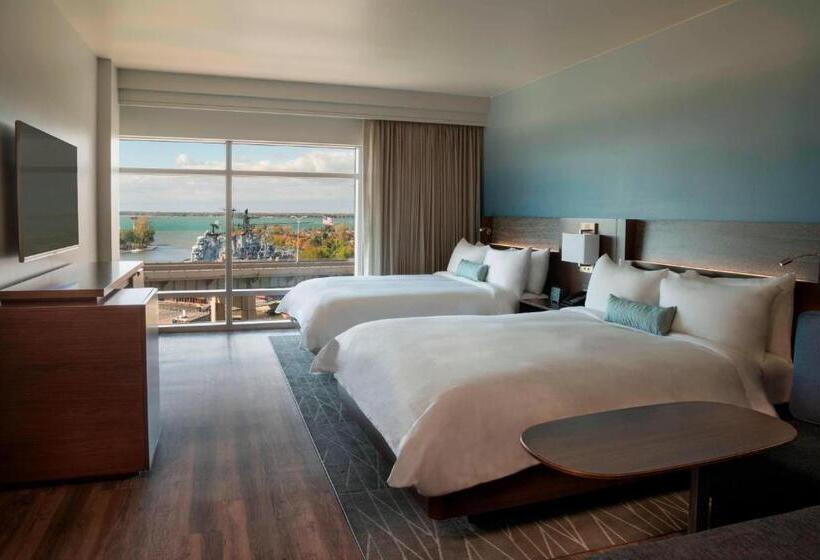 标准间带湖景, Buffalo Marriott At Lecom Harborcenter