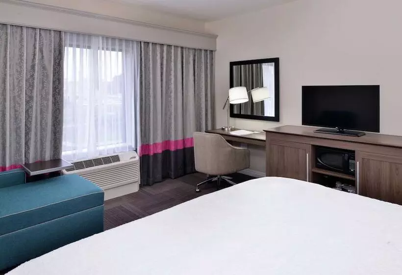 キングサイドベッドのスタンダードワンルーム, Hampton Inn Leavenworth