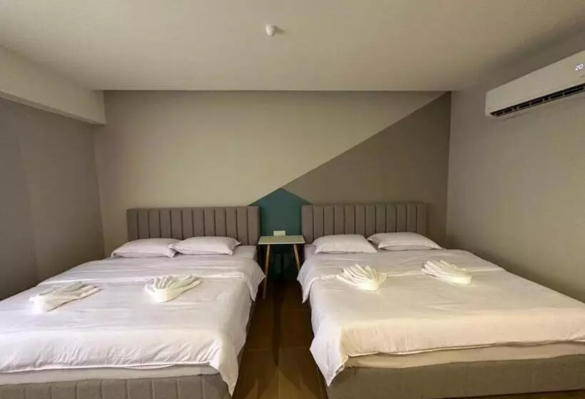 キングサイドベッドのスタンダードワンルーム, T+ Hotel Sungai Petani