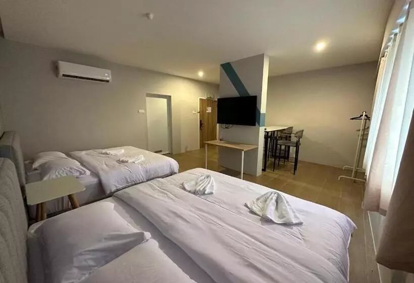 キングサイドベッドのスタンダードワンルーム, T+ Hotel Sungai Petani