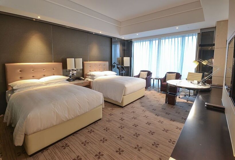 غرفه قياسيه سريرين مزدوجين, Zhuzhou Marriott