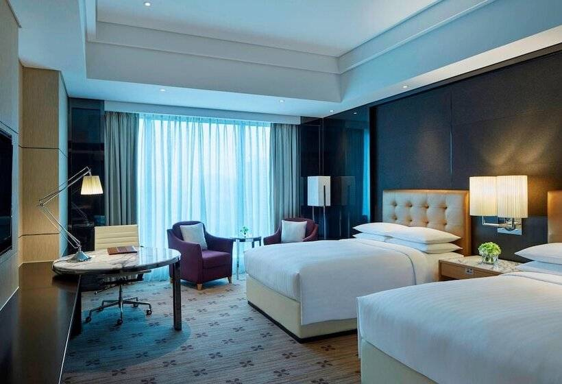 غرفه قياسيه سريرين مزدوجين, Zhuzhou Marriott