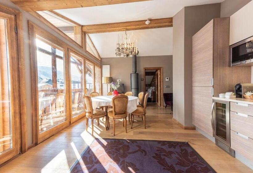 1침실 펜트하우스 아파트, Chamois D Or