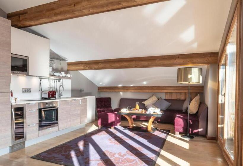 1침실 펜트하우스 아파트, Chamois D Or