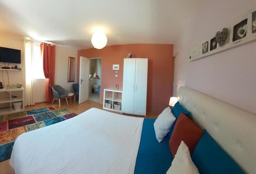 חדר סטנדרט עם מיטת קינג, Les Terrasses Du Paradis