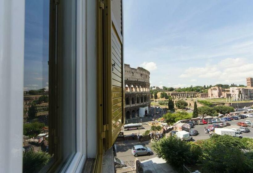 اتاق استاندارد با چشم‌انداز, B&b Colosseo Panoramic Rooms