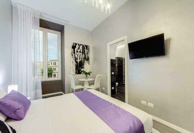 اتاق استاندارد با چشم‌انداز, B&b Colosseo Panoramic Rooms