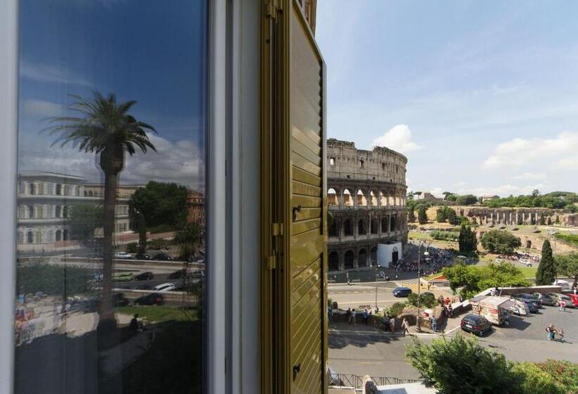 اتاق استاندارد با چشم‌انداز, B&b Colosseo Panoramic Rooms